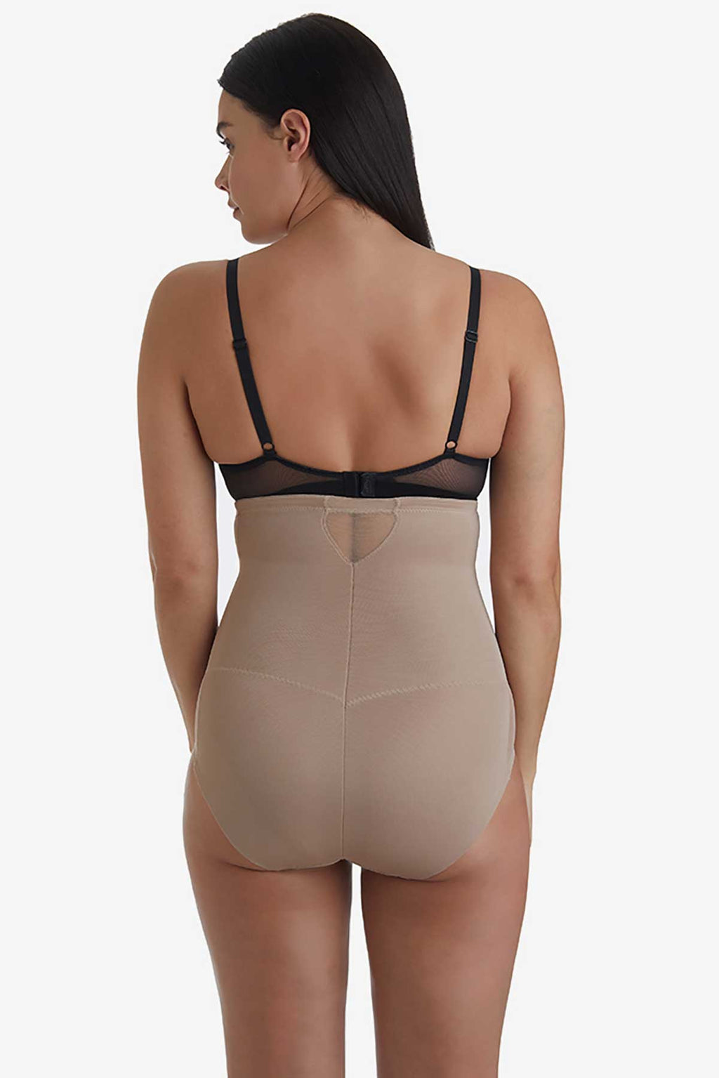 Sexy Sheer Shaping High-Waist Brief