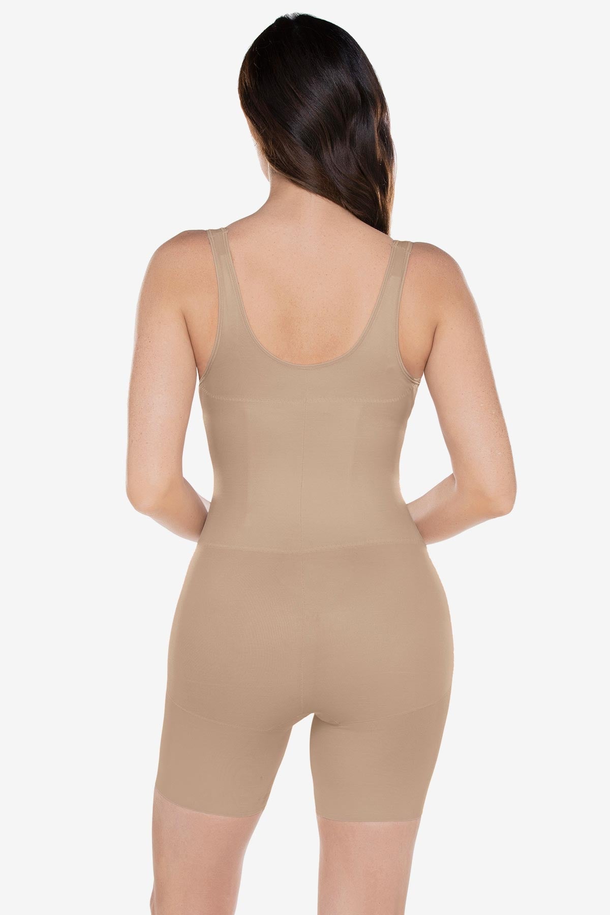 Shape Away® Open Bust Thigh Slimmer Bodysuit