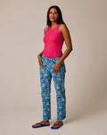 Carson Jean: Indigo Floral