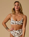 Escondido Compression Reversible Top: Toile/Dusk
