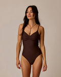 Sol Compression One Piece: Coffee