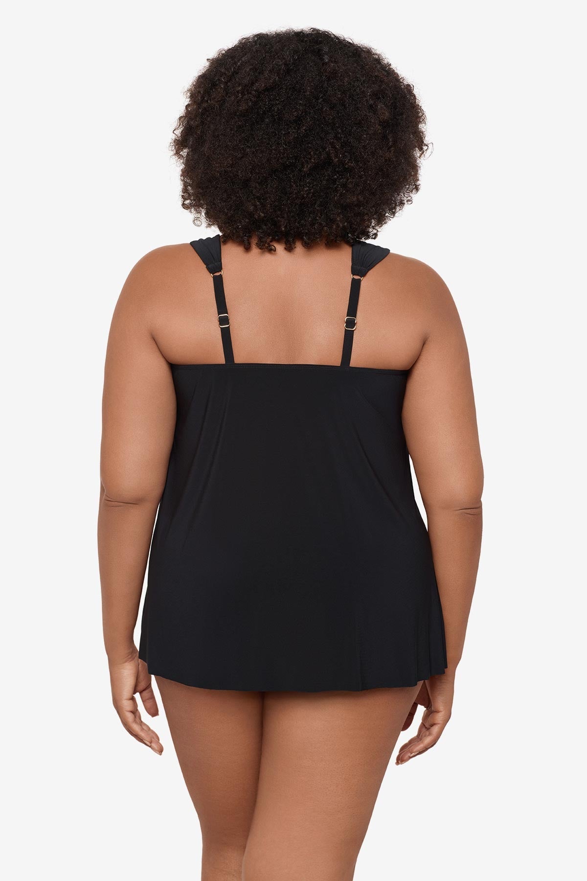 Plus Size Dazzle Tankini Top