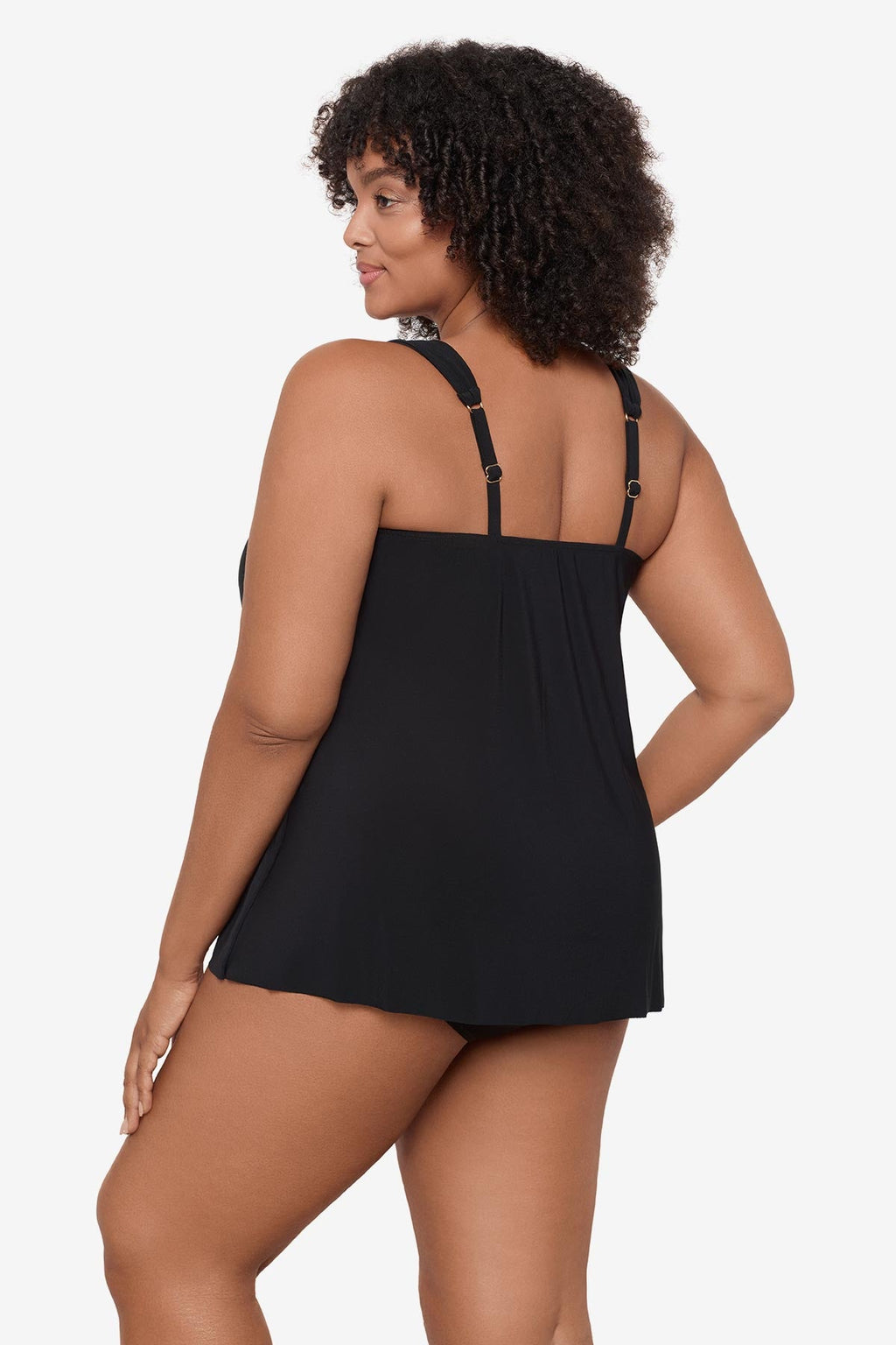 Plus Size Dazzle Tankini Top