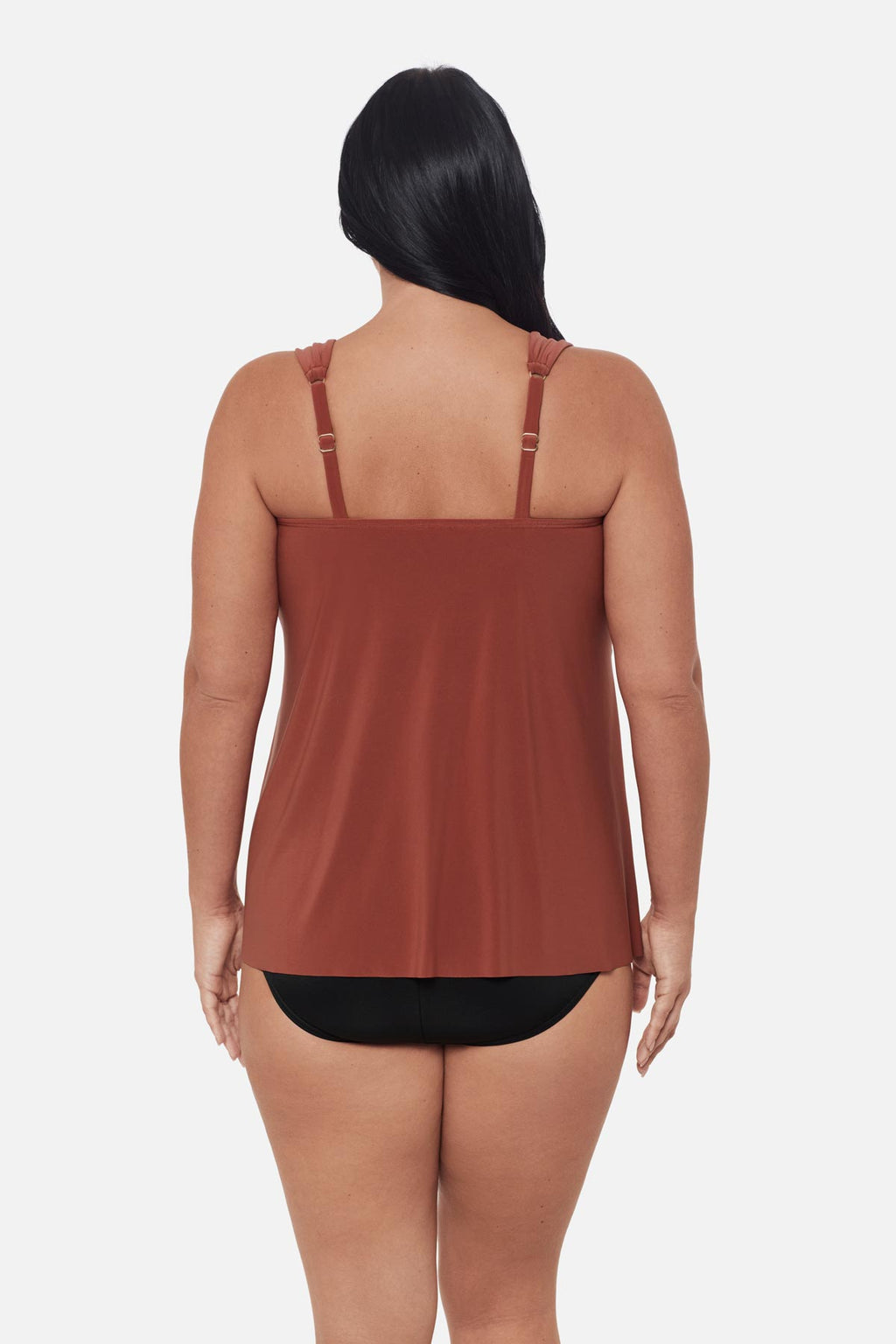 Plus Size Dazzle Tankini Top