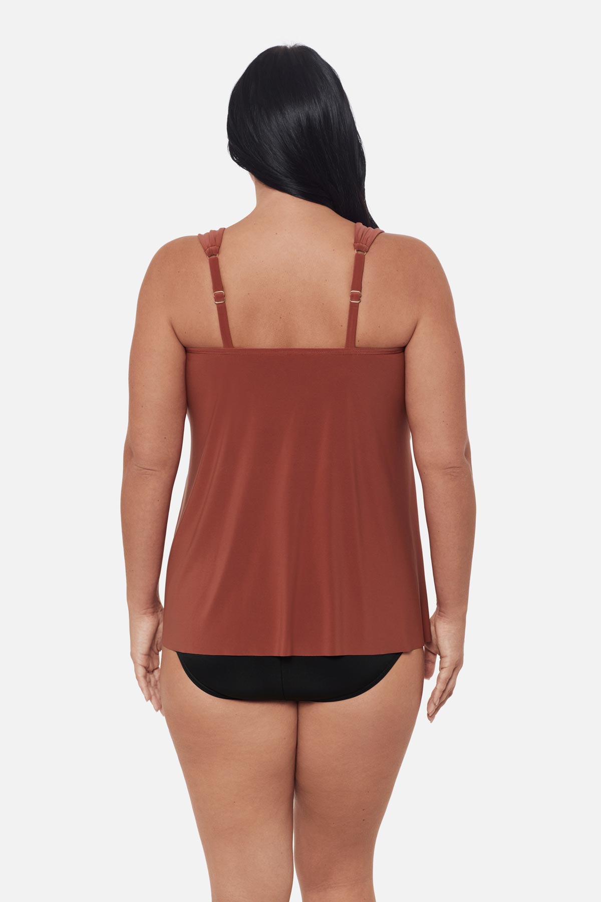 Plus Size Dazzle Tankini Top
