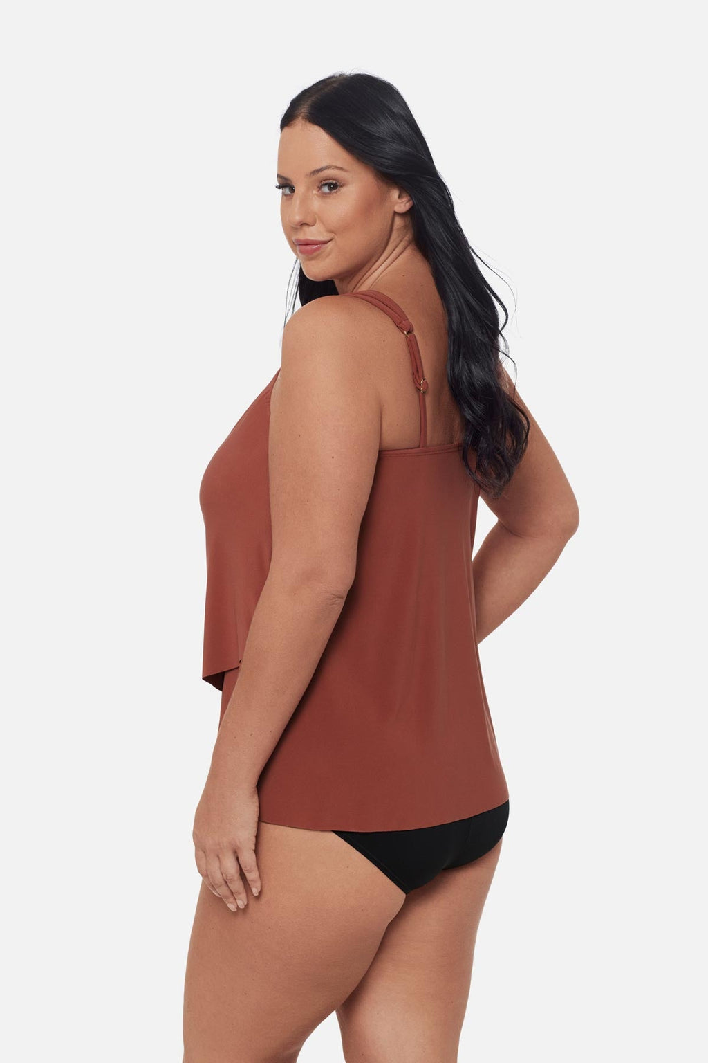 Plus Size Dazzle Tankini Top
