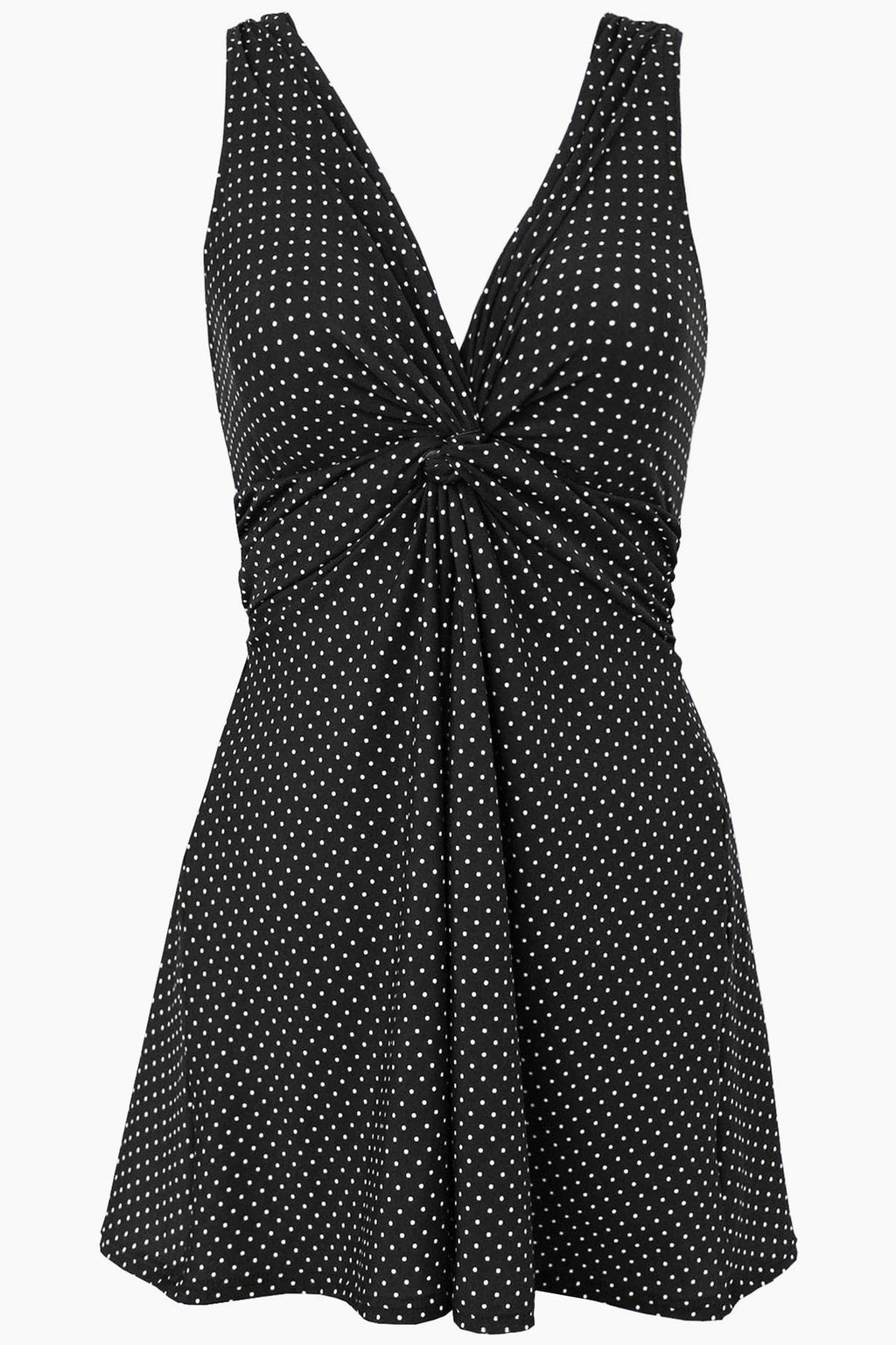 Plus Size Marais Swim Dress in Pin Point