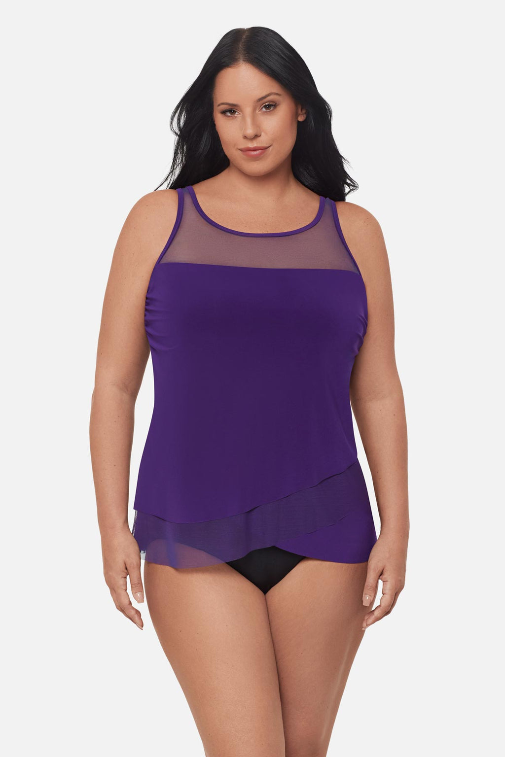 Plus Size Mirage Tankini Top