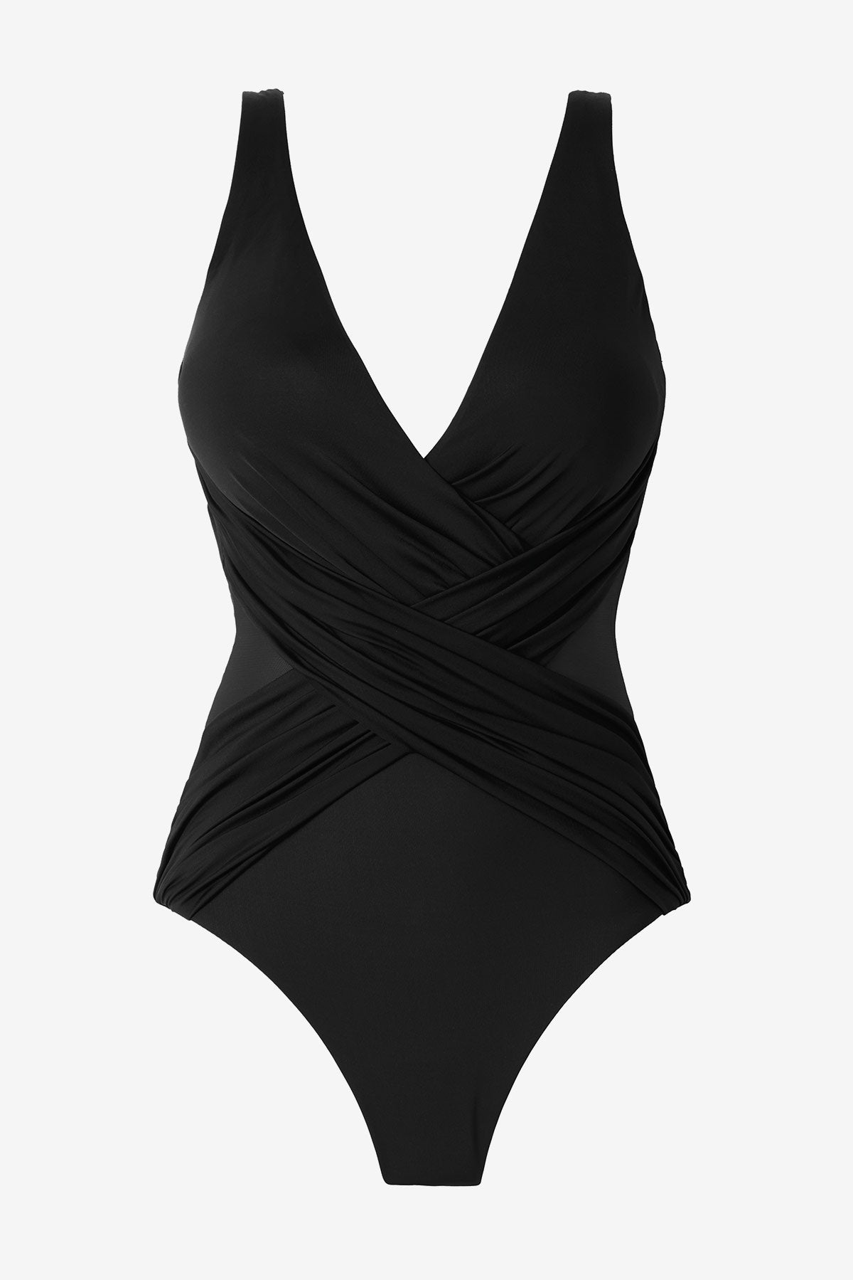 Plus Size Crossover One Piece