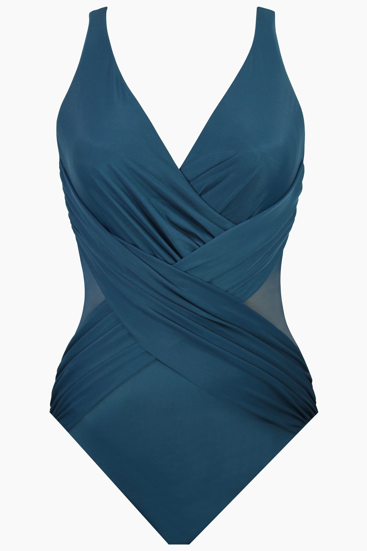 Plus Size Crossover One Piece
