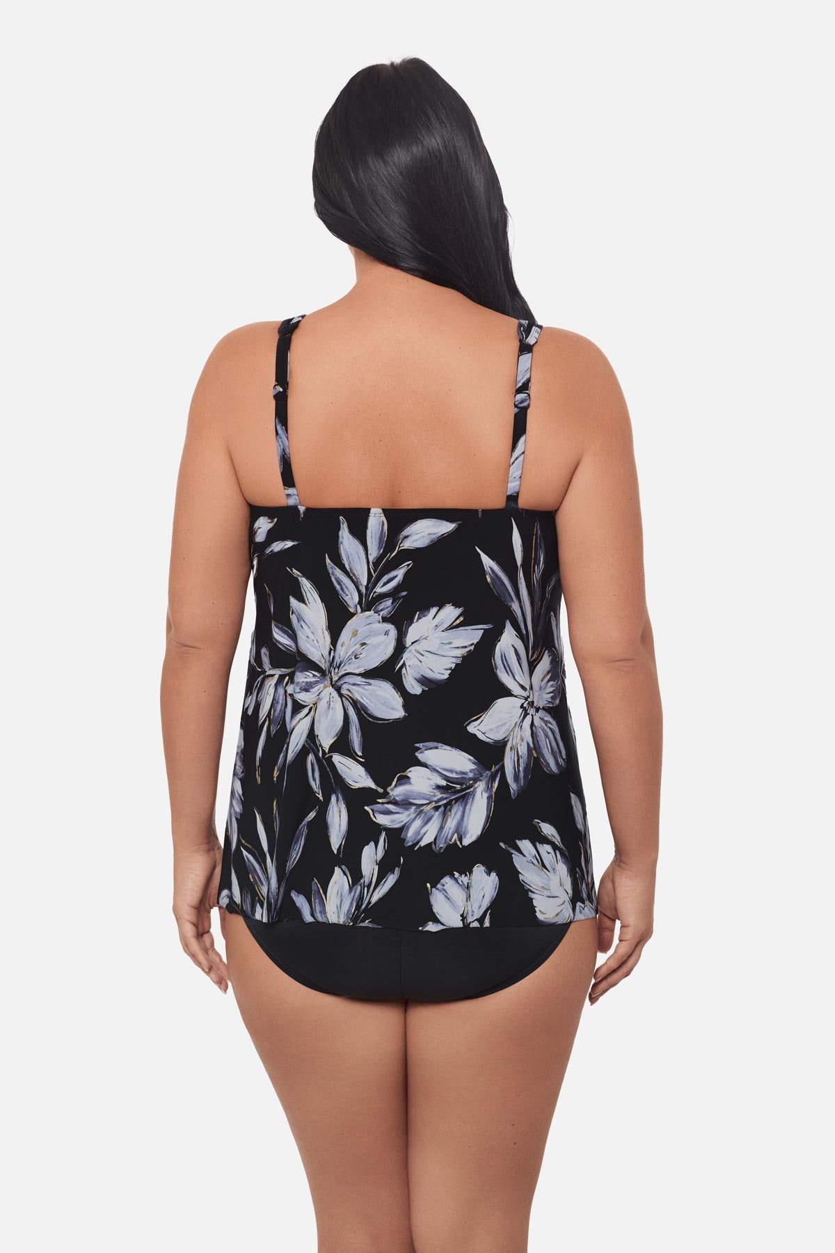 Plus Size Mirage Tankini Top in Fiore Di Luna