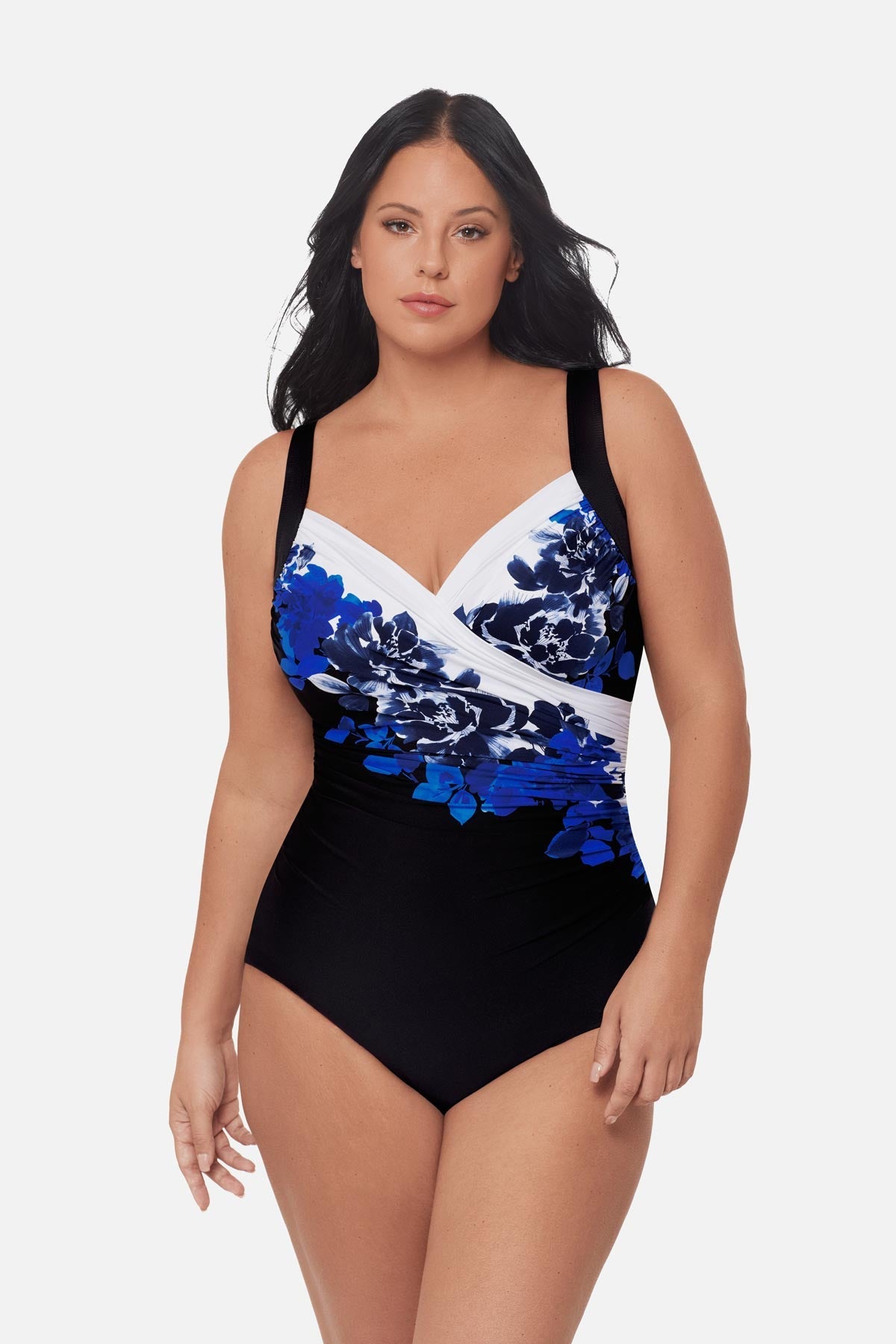 Plus Size Sanibel One Piece in Ombra Fiore