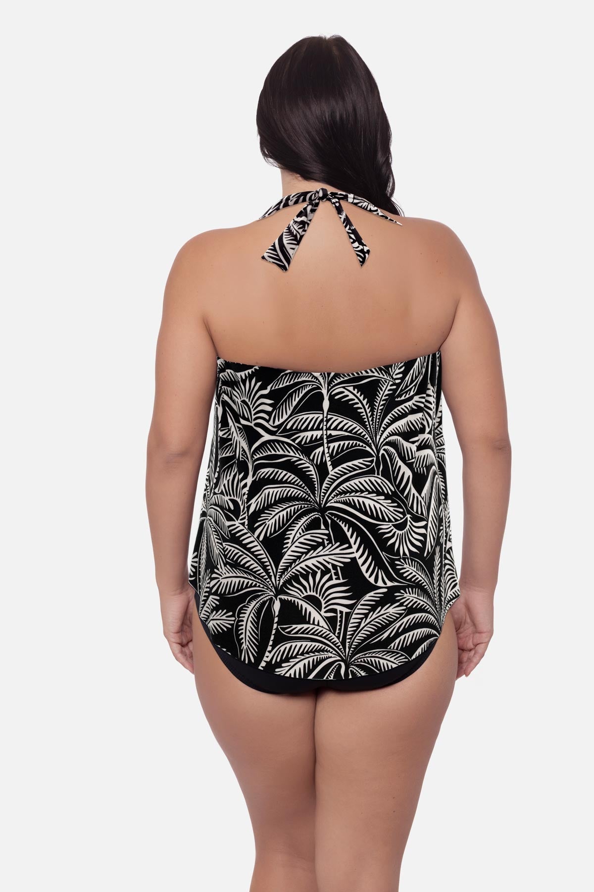 Plus Size Sophie Tankini Top in Hearts Of Palm