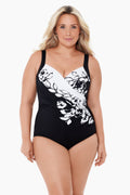 Plus Size Sanibel One Piece in Sub Rosa