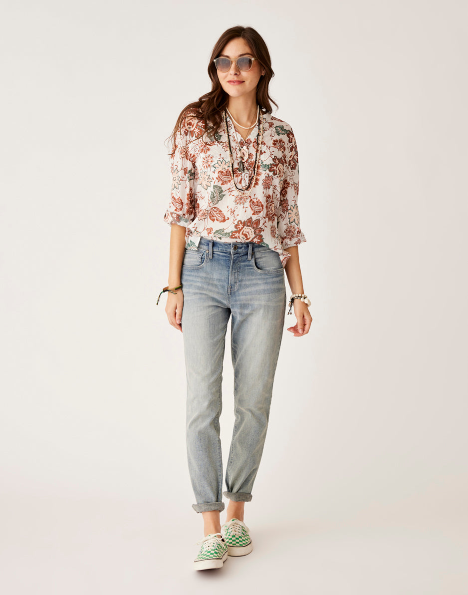 Carson Hi Rise Jean: Beach Blue